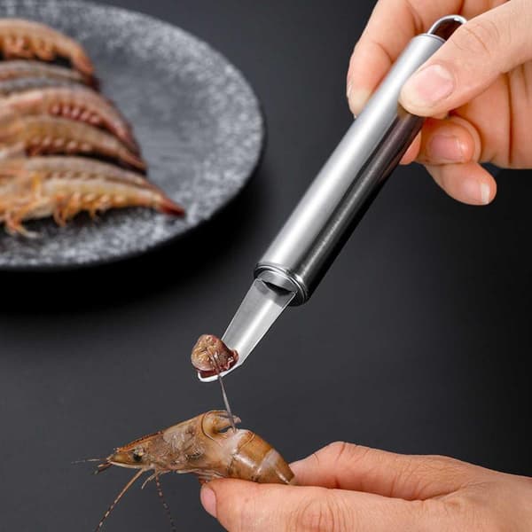 Rejerenser i rustfrit stål med skarp spids, let greb A2
