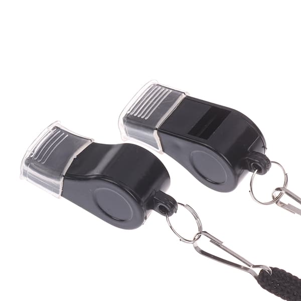 2/3/5 kpl musta pilli tuomarin peli kaulapilli ulkoiluun 2pcs