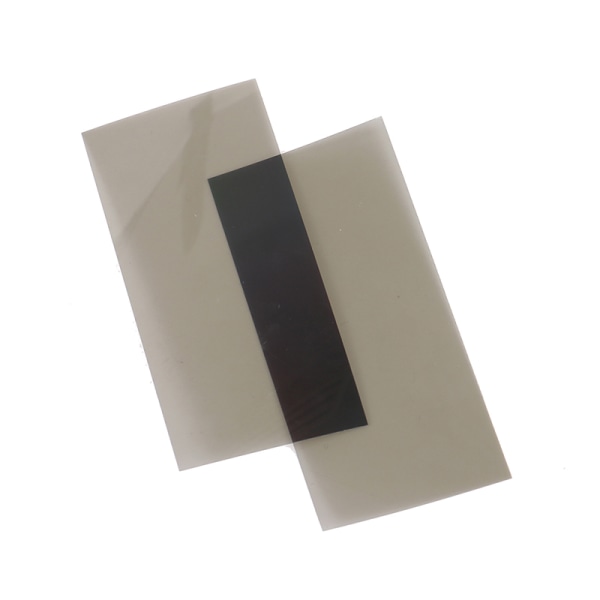 2st 87*41mm linjärt polariserat filter glansigt polarisatorfilm