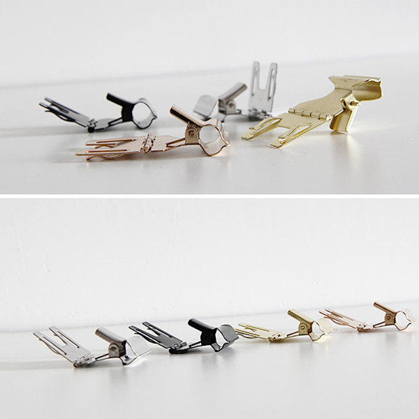 Kake Metallklips Hylle Kant Skilt Holder Etikett Display Stativ Opp Gold
