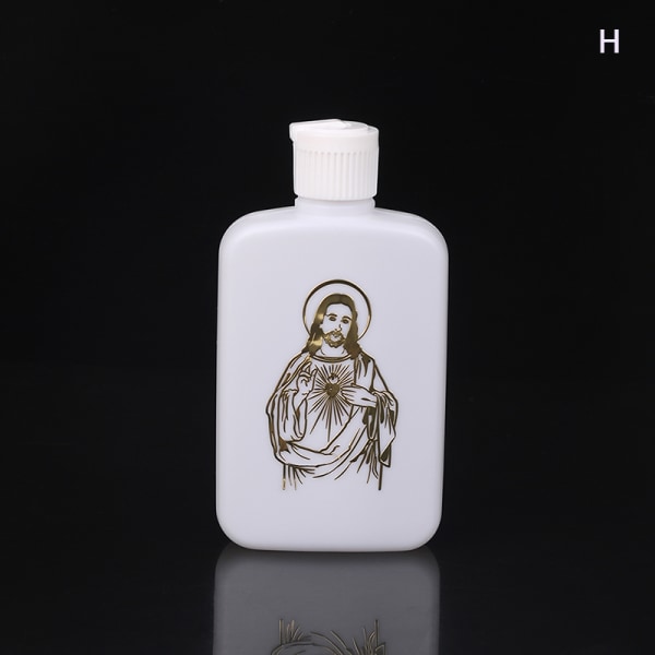 100 ml:n pyhävesipullot, joissa on muovinen ruuvikansi H