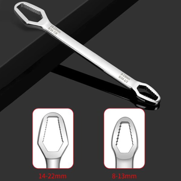 Double Head Key Monitoimiruuvimutterit es Korjauskäsityökalut F Black