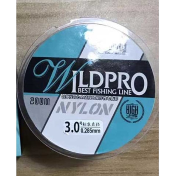 200 metriä Nylon Subline kalastussiima Läpinäkyvä nylon Ta White 3.5mm