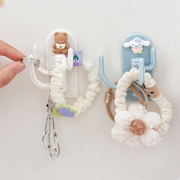 Sanrio No Punching Krok Roterbar Veggmontert Oppbevaringsstativ Kur A2
