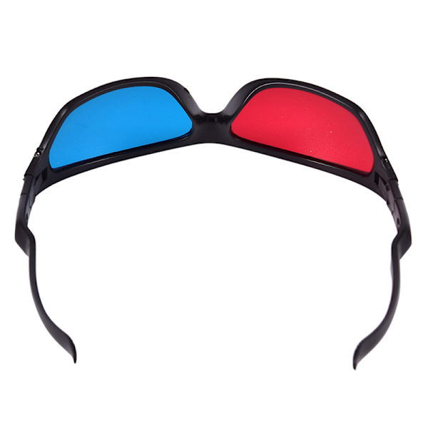 Kehys Punainen Sininen 3D-lasit Dimensional Anaglyph Movie Game D Black 80*58*35CM