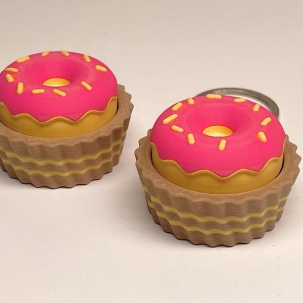 1 st 3D-printad efterrätt Fidget Clicker Simulerad efterrätt Plast A2