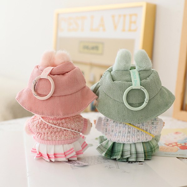5 Kläder för Labubu Dockor Tillbehör Stilfull Kawaii Ou A4