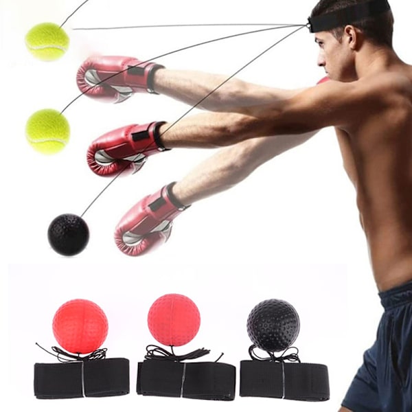 Hodemontert Boxing Speed Ball Venting Air Strike Fighting Trai B