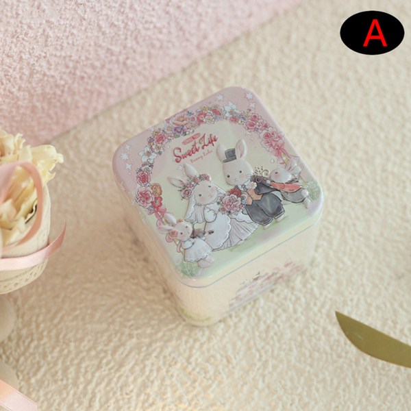 Easter Square Box Candy Box Easter Bunny Printing Tin Blikk C