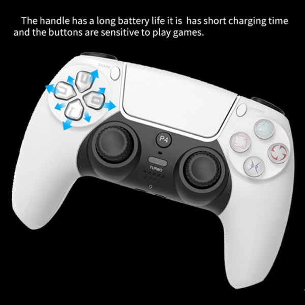 P49 Wireless Gamepad Bluetooth-kompatibel för PS4 Controller Fi Pink