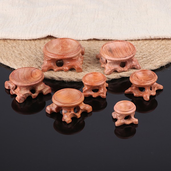 Syretræsgren Display Stativ Base til Krystalkugle Glo 3.5cm x 2.5cm
