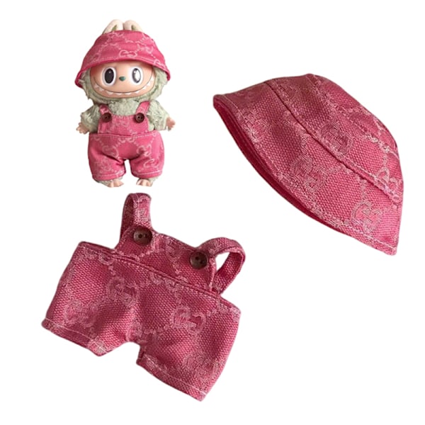 2 kpl Vaatteita Labubu-nukeille, Tyylikkäät Kawaii Ou -asusteet A2