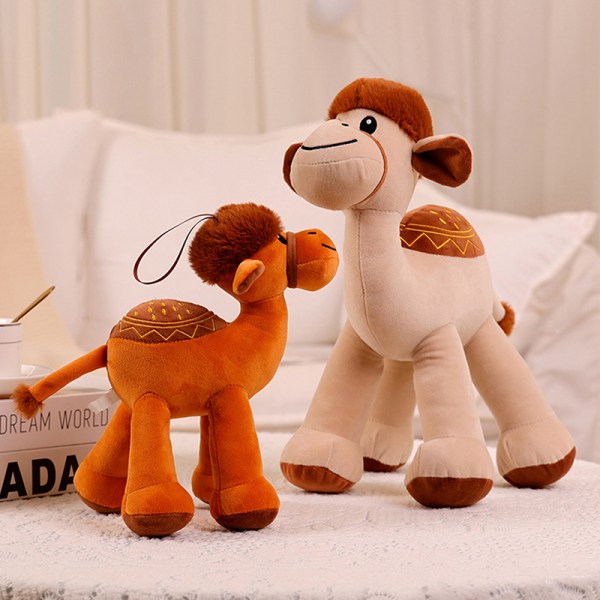 25CM e Cartoon Camels Plysjleker og Kosedyr Leker For Chi Brown