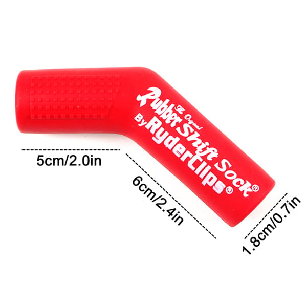 Motorcykel Shifter Gear Shoe Protector Cover Universal Red