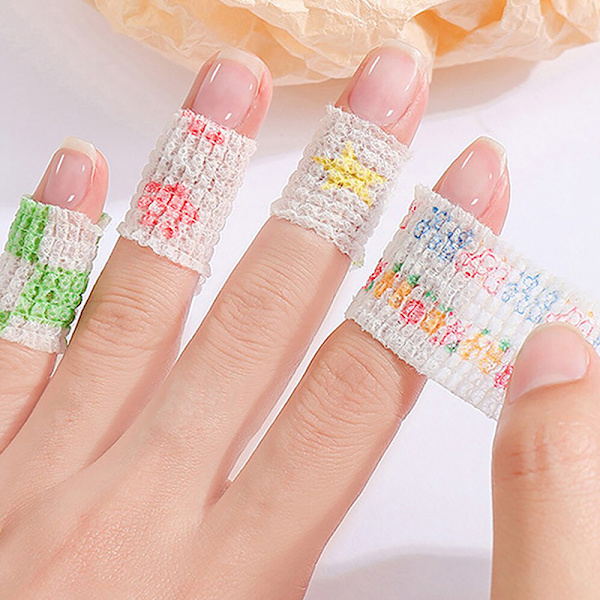Nail Finger Protection Bandage Flex Anti UV Åndbar Wrap Tap 2.5cm*4m
