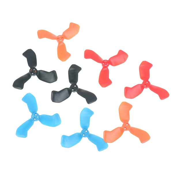 4 stk. propellerudskiftning til DJI NEO 2 støjsvag propel A Red