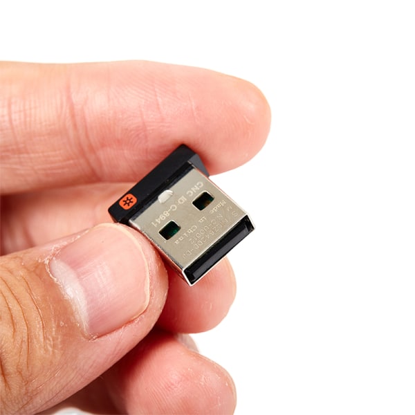3 mm trådløs donglemottaker Unifying USB Adapter Mustastatur