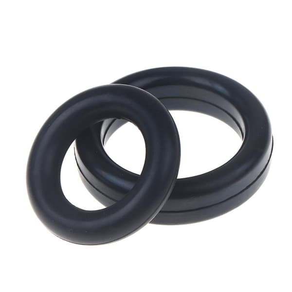 2/4 STK O-ring Bil Universal Lyddemper Eksosoppheng Bøssing Gummi 2PCSA1