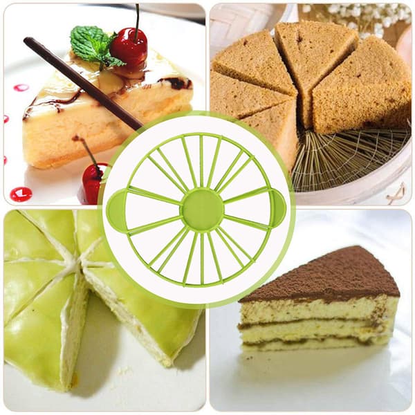 10/12 Skiver Kage Lige Portion ter Rund Brød Kage Mousse Div Green