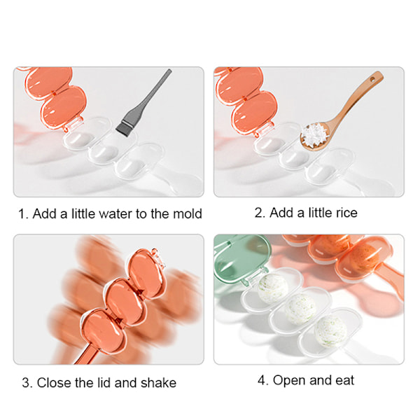 Baby Risboldeform Shakers Dekoration Børns Frokost DIY Sushi Ma Red