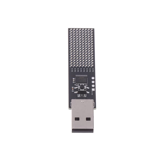 Elektronisk flamlampa 8x16 LED Matrix Ljus USB-driven Anima