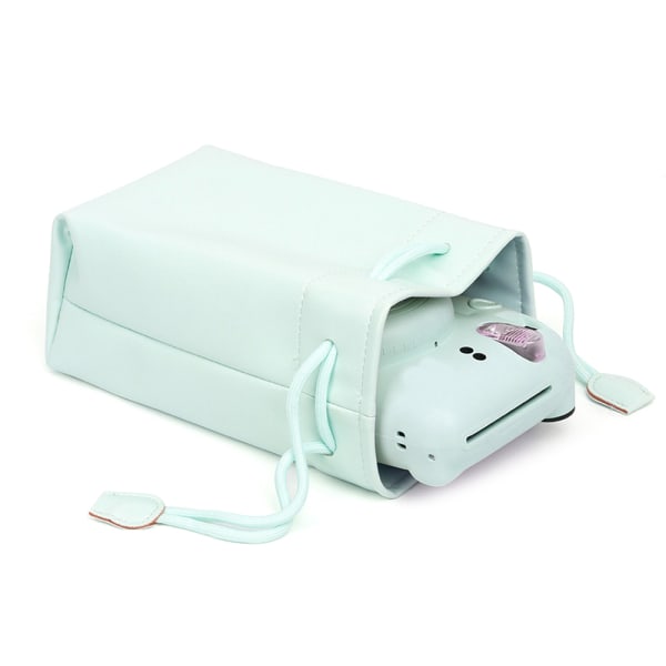 Snørepose Vandtæt PU Instant Camera Shell Portable Colo White