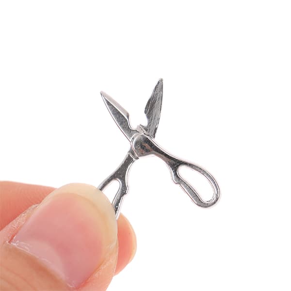 1:12 Dollhouse Kitchen Set Mini Scissor er W/ Holder Kitchen T