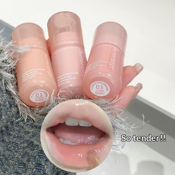 Speil Lip Glaze Vanntett Leppestift Vannglass Lip Gloss Lang A1
