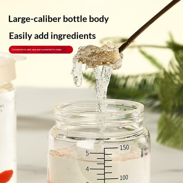 Pudding Glasmuggar Mini Glas Dessertmuggar Med Lock Läckagesäkra 250ML