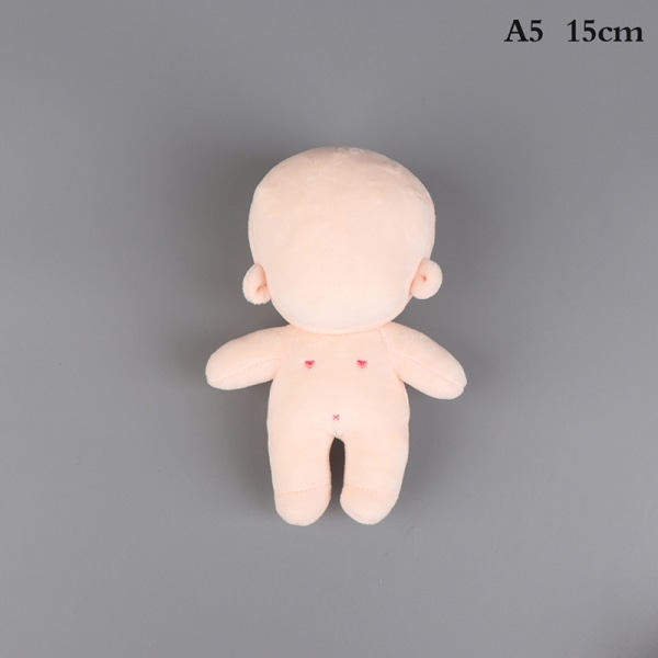 20/15/10 cm håndlavet gør-det-selv plys babydukker sæt forme blanke ting A5