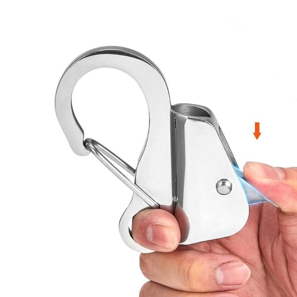 Universelle bådfenderclips 3/8 tommer hurtig gevindfjederjustering B 100MM