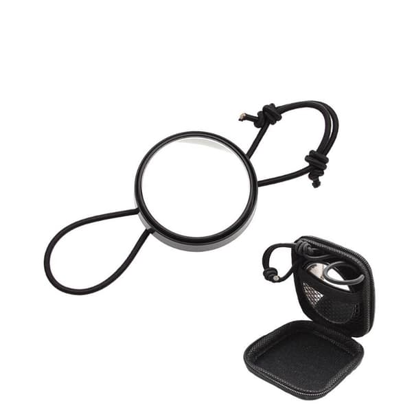 1 stk justerbart undervanns bakspeil med snor for hule Black