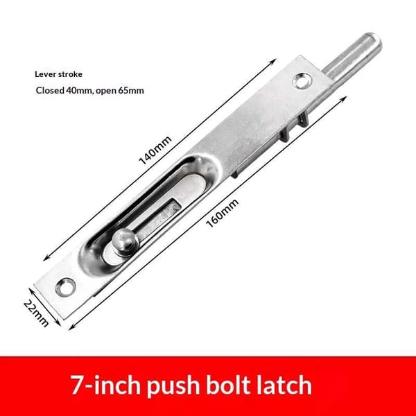 Sikkerhetsdørbolt i rustfritt stål, holdbar tyverisikring A10