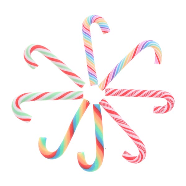 5 stk juledekoration Miniature dukkehus e Candy Cane Craf A1