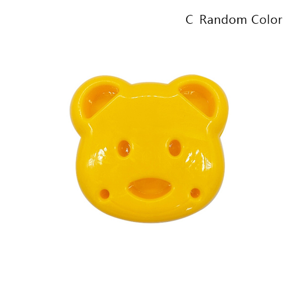 1/3 stk Sandwich ter Mini Cartoon  Bear Car Bread  Sandwich ter C Random Color
