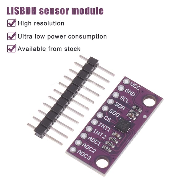 1/3/5 stk. LIS3DSH Højopløseligt Treakset Accelerometer Modul 5pcs