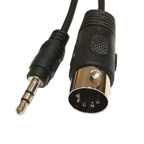 3,5 mm Stereo Jack o Kabel Aux Han til MIDI Din 5 Pin MIDI Han