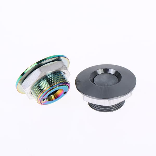 30MM Aluminiumlegering Bil Tryckknapp Motorhuv Stift Snabbkoppling Silver
