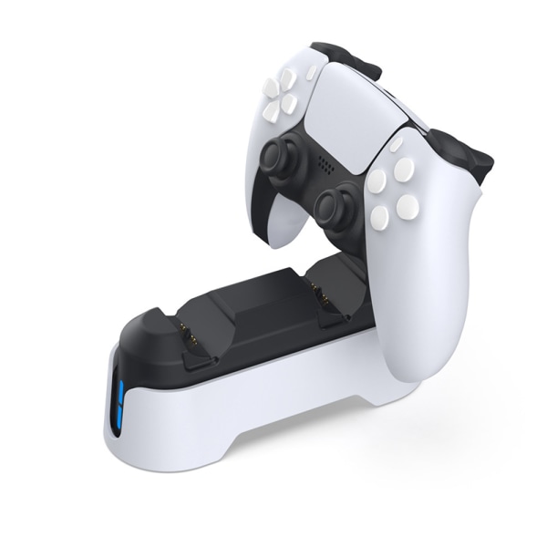 Ny hvid til PS5-controller-opladerstativ med LED-indikator L PS5 Elite