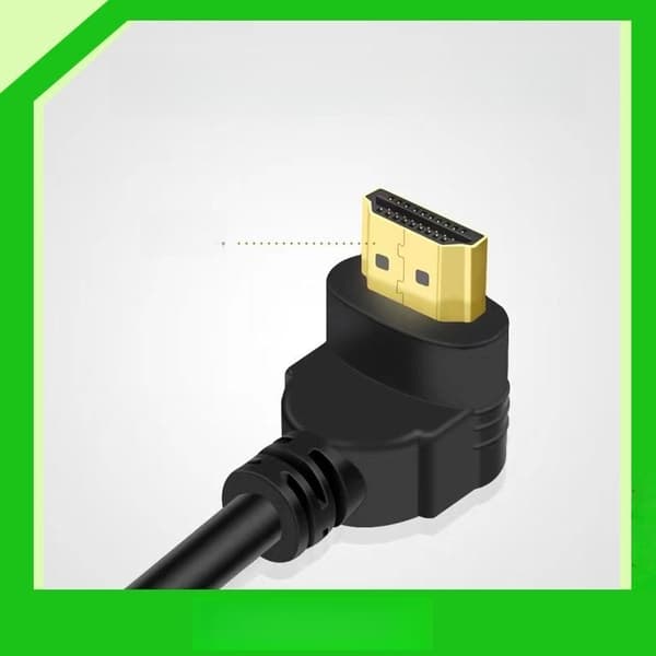 1 kpl Mini HDMI oikeakulmainen 90 asteen uros-naaras-adapteri A7
