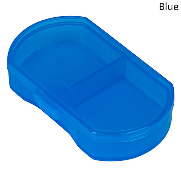 2-fack Pill Organizer Portabelt case Dust-Pro Blue