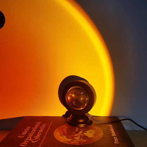Led USB Sunset Lamp Projector Home Decor Night Light Portable