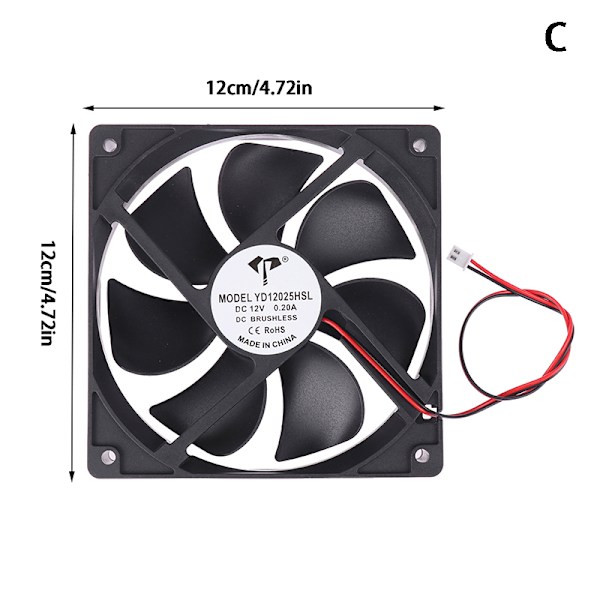 12V Automatisk Ägginkubator Kläckningsanläggning hine Hatcher Fan Air Venti C