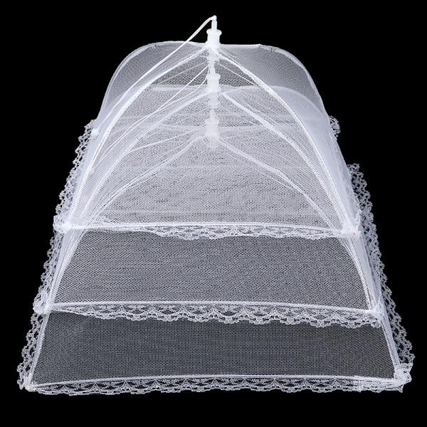 Mesh hopfällbart anti-fluga myggnät tält kupolnät paraply picknick P A