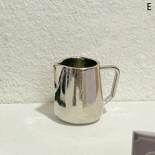1:12 Dukkehus Kaffekop Dukkehus Minikedel Model Dukker Hou Silver