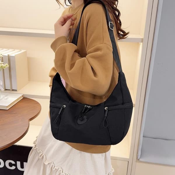 n Dumpling Crossbody Skuldertaske til Kvinder | Justerbar Rem Purple