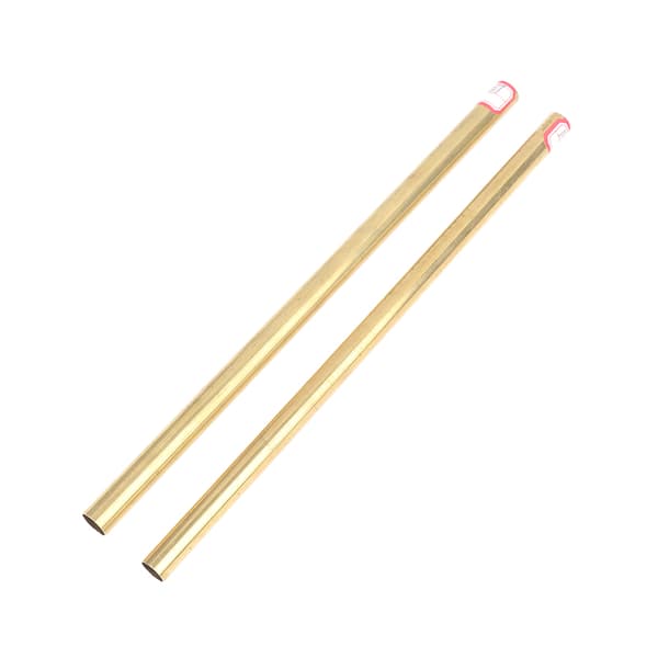 Dia 2-15mm Længde 300mm 0.5mm Væg Messingrør Modelfremstilling Stang t 2mm