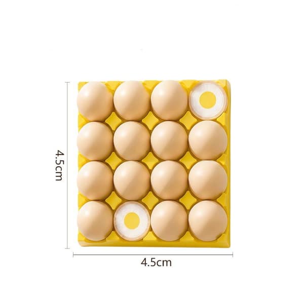 1 set äggbricka kylskåpsmagnet avtagbara magnetiska ägg hållare 1set