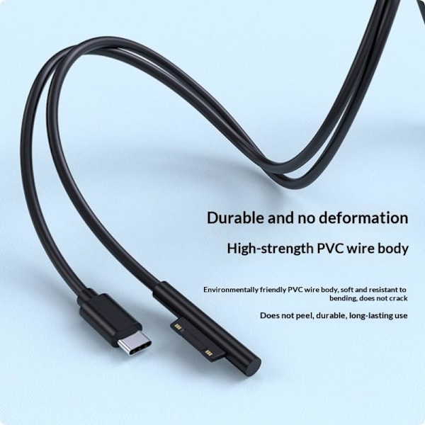 USB C Type C -pikalataussovitin Type C PD Power Surface-laitteelle A7