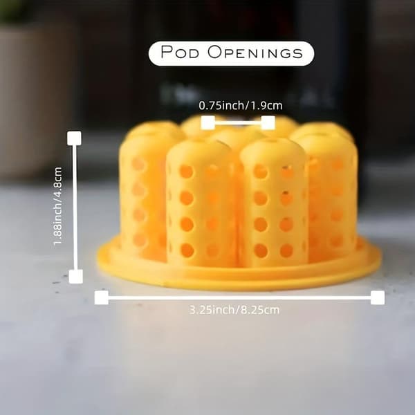 1 st 3D-printad startbricka, sju-cells odlingskruka A3